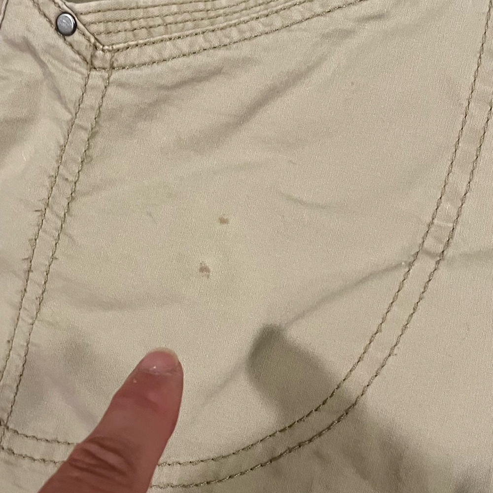 Lee relaxed fit Tan Cargo Capris 12 Medium - Picture 5 of 10